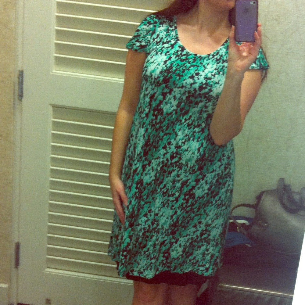 Green Kensie tee dress